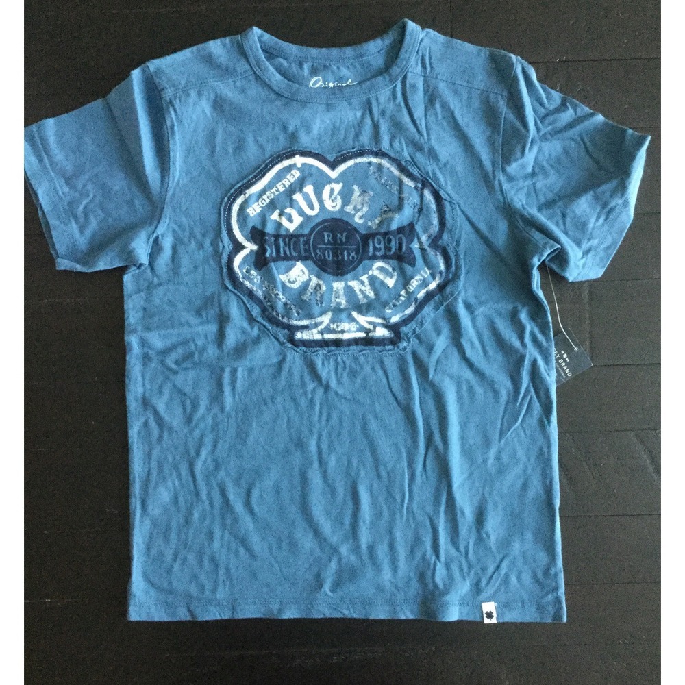 NWT Lucky Brand Boys Blue Tshirt Size Medium NWT (B12) 0021